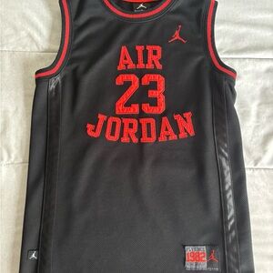Jordan Black and Red Trim Jersey